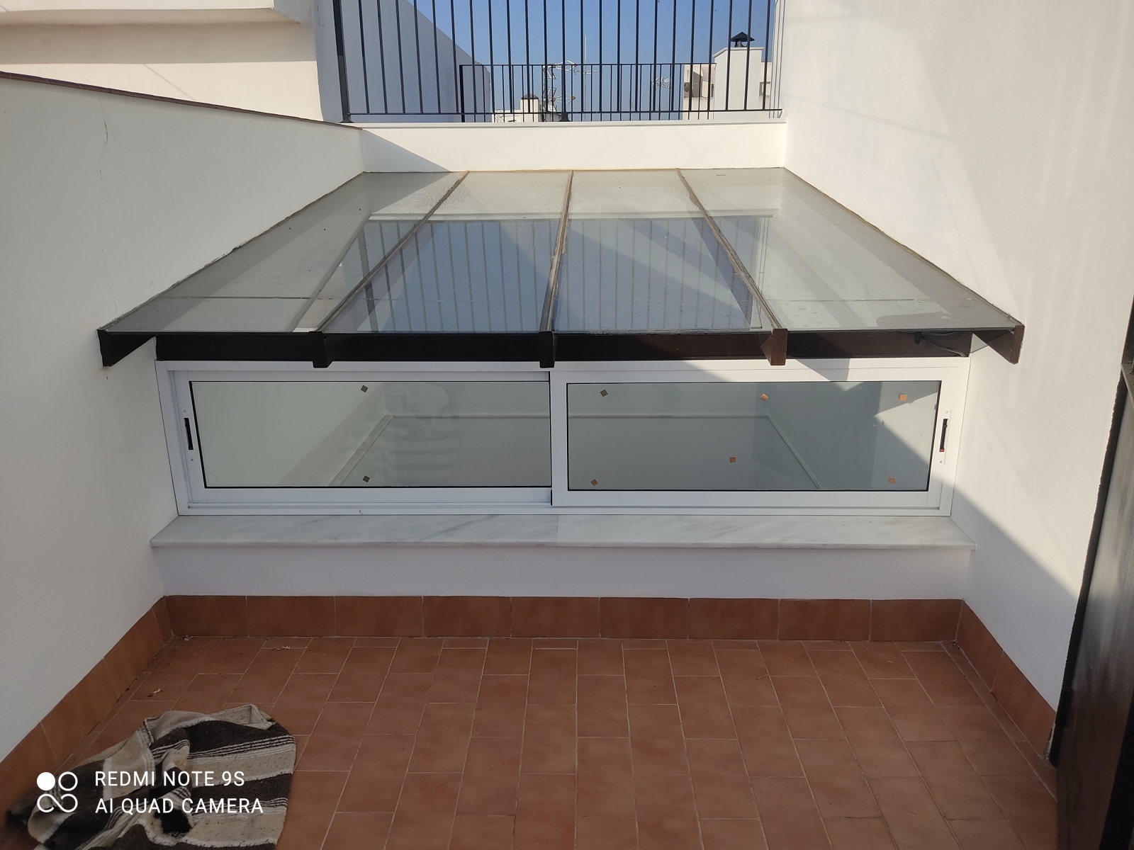 Edificio con vidrios especiales